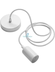 Wiva 90070001 Metal pendant e27 opaque white